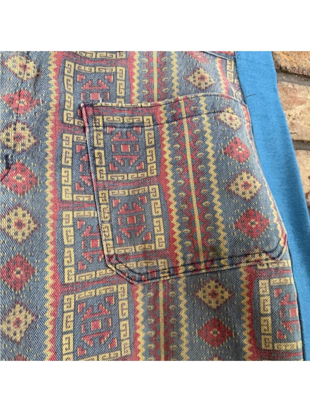 Seafarer Intuit Aztec Print Colorblock Flare Pants - Picture 3 of 9